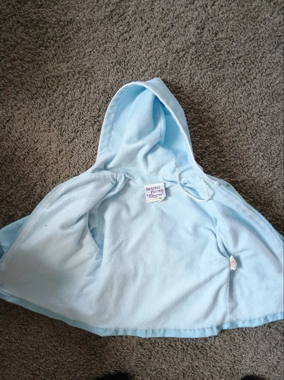 Light Blue Peter Rabbit Hooded Jacket - Picture 6 of 7